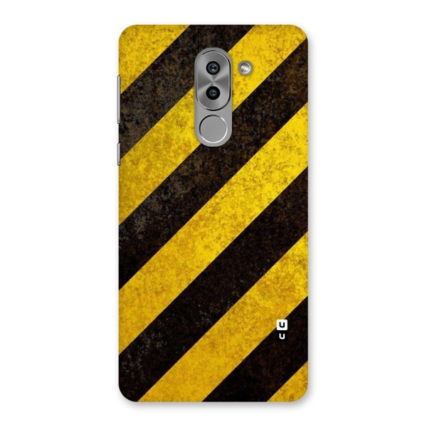 Shaded Yellow Stripes Back Case for Honor 6X