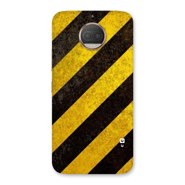 Shaded Yellow Stripes Back Case for Moto G5s Plus