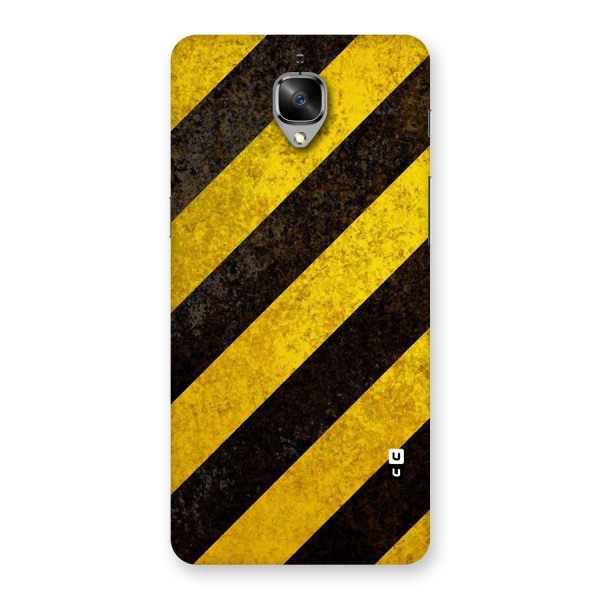 Shaded Yellow Stripes Back Case for OnePlus 3T