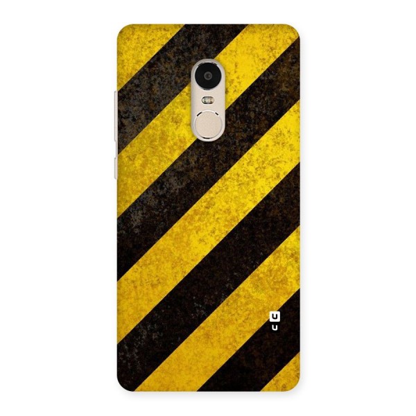 Shaded Yellow Stripes Back Case for Xiaomi Redmi Note 4