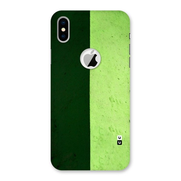 Shades Half Back Case for iPhone X Logo Cut