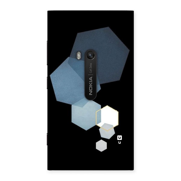 Shades Of Blue Shapes Back Case for Lumia 920