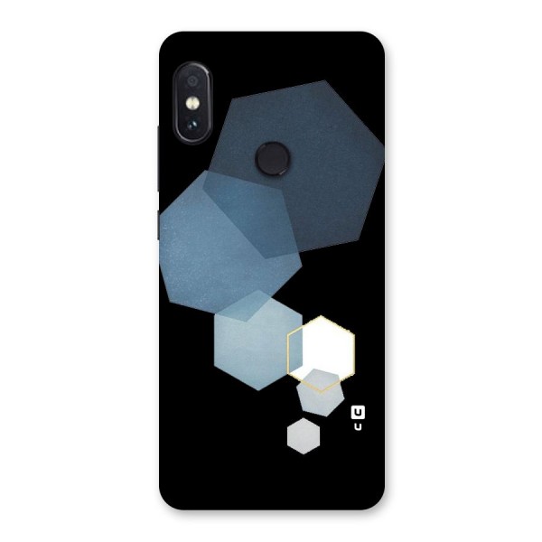 Shades Of Blue Shapes Back Case for Redmi Note 5 Pro