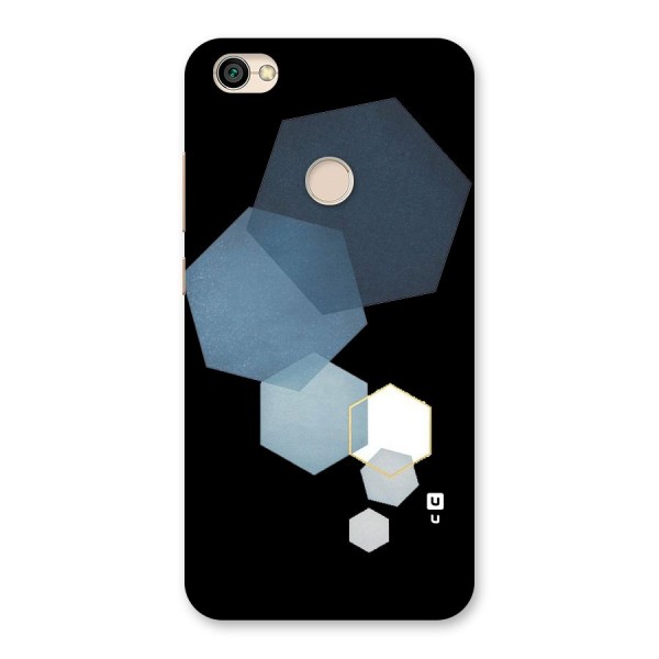 Shades Of Blue Shapes Back Case for Redmi Y1 2017