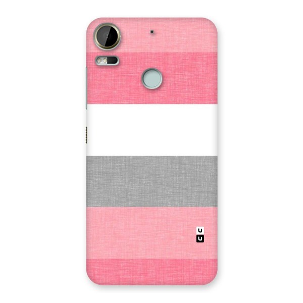 Shades Pink Stripes Back Case for Desire 10 Pro