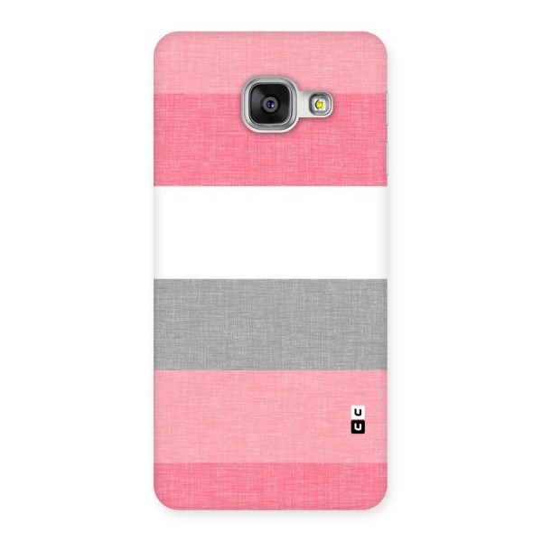 Shades Pink Stripes Back Case for Galaxy A3 2016
