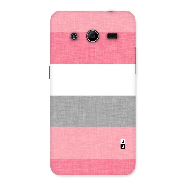 Shades Pink Stripes Back Case for Galaxy Core 2