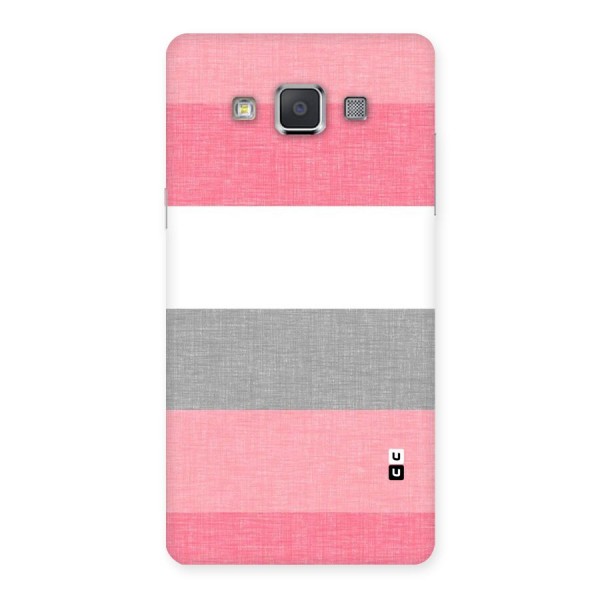 Shades Pink Stripes Back Case for Galaxy Grand 3