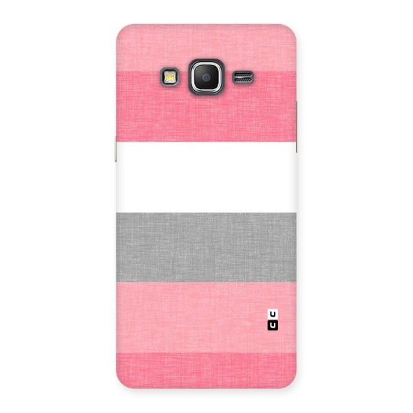 Shades Pink Stripes Back Case for Galaxy Grand Prime