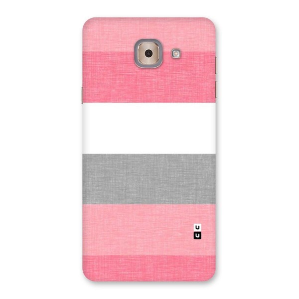 Shades Pink Stripes Back Case for Galaxy J7 Max