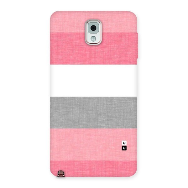 Shades Pink Stripes Back Case for Galaxy Note 3