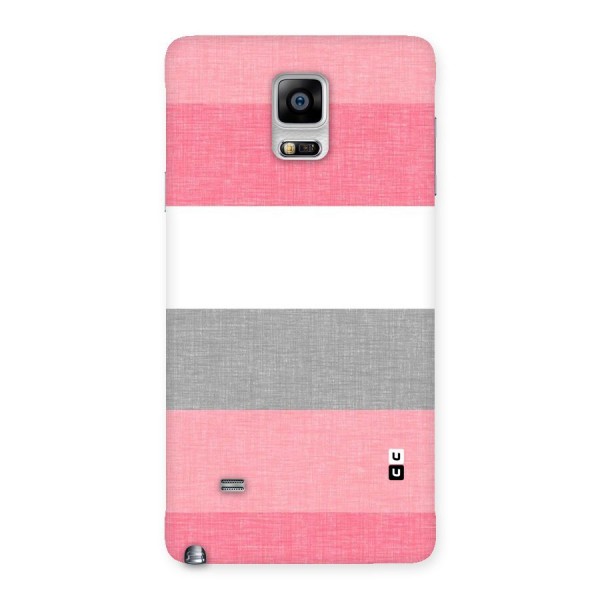 Shades Pink Stripes Back Case for Galaxy Note 4