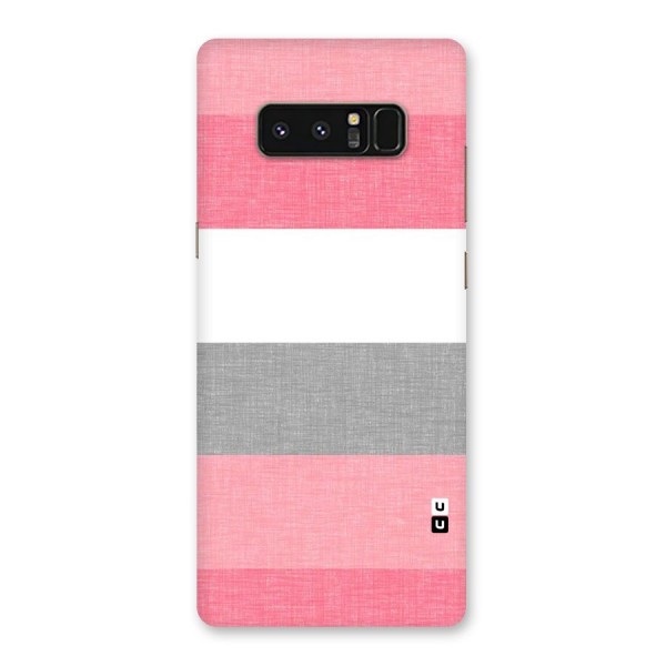 Shades Pink Stripes Back Case for Galaxy Note 8