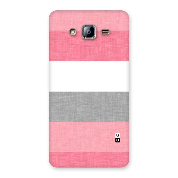 Shades Pink Stripes Back Case for Galaxy On5