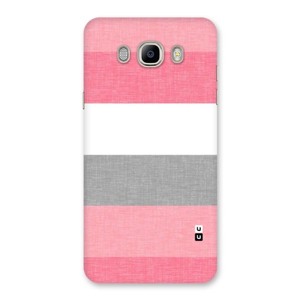 Shades Pink Stripes Back Case for Galaxy On8