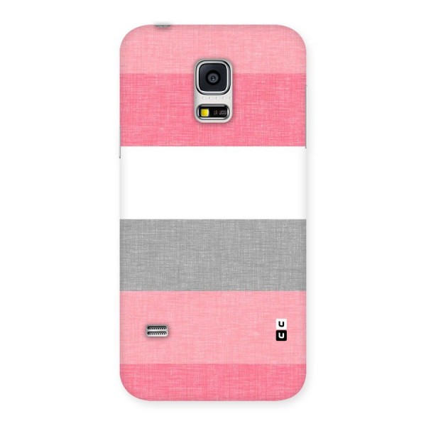 Shades Pink Stripes Back Case for Galaxy S5 Mini
