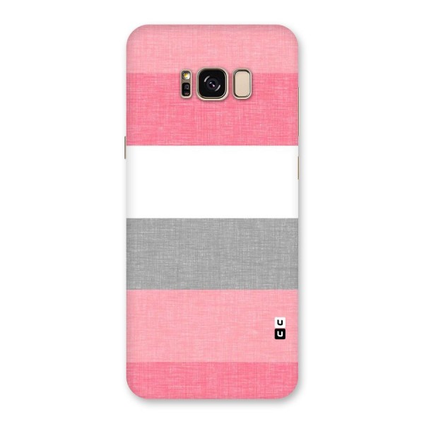 Shades Pink Stripes Back Case for Galaxy S8 Plus