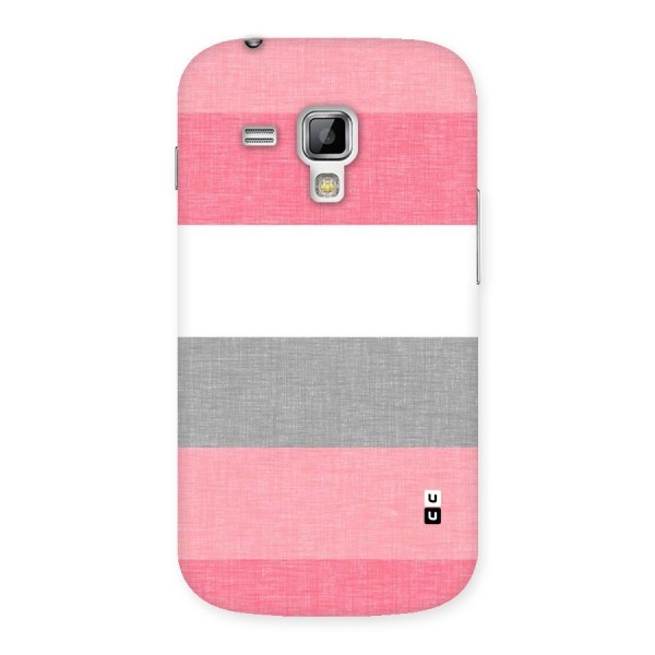 Shades Pink Stripes Back Case for Galaxy S Duos