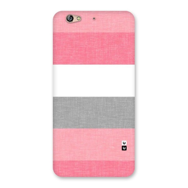 Shades Pink Stripes Back Case for Gionee S6