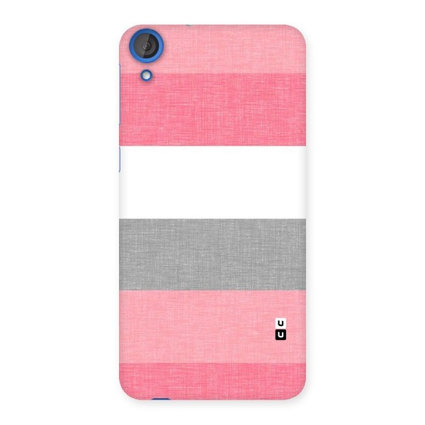 Shades Pink Stripes Back Case for HTC Desire 820