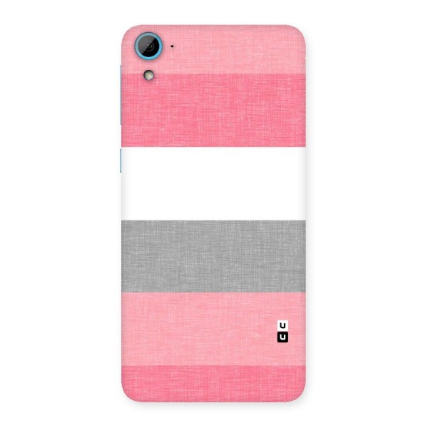Shades Pink Stripes Back Case for HTC Desire 826