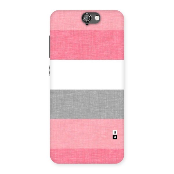 Shades Pink Stripes Back Case for HTC One A9