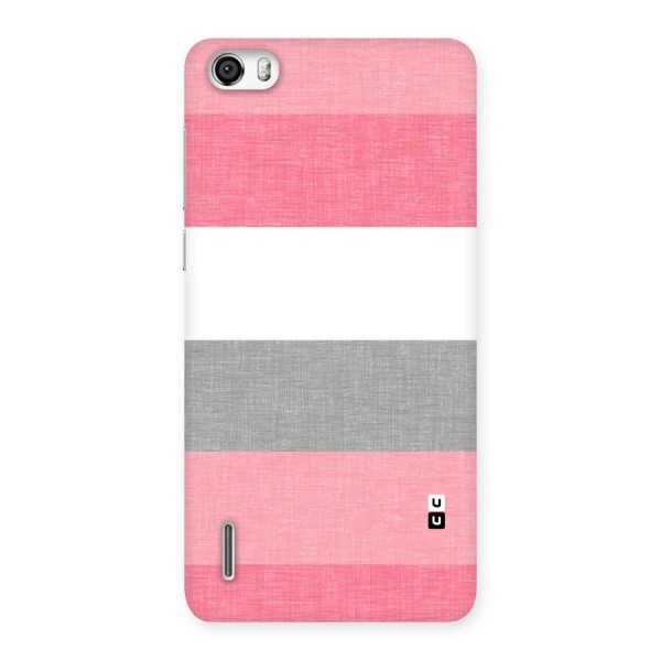 Shades Pink Stripes Back Case for Honor 6