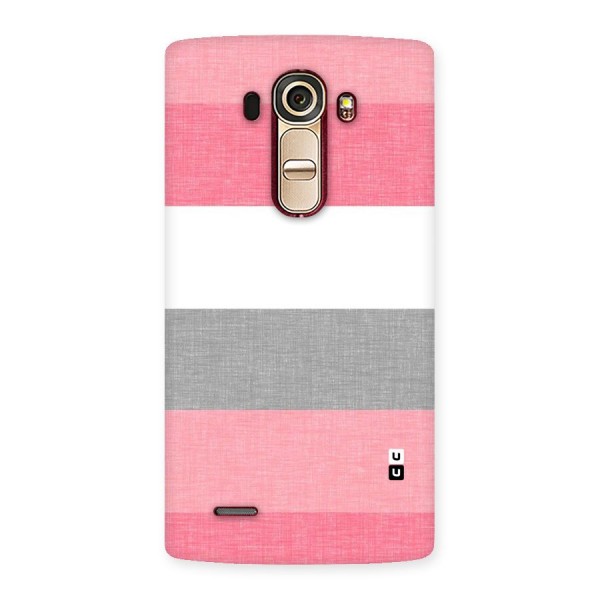 Shades Pink Stripes Back Case for LG G4