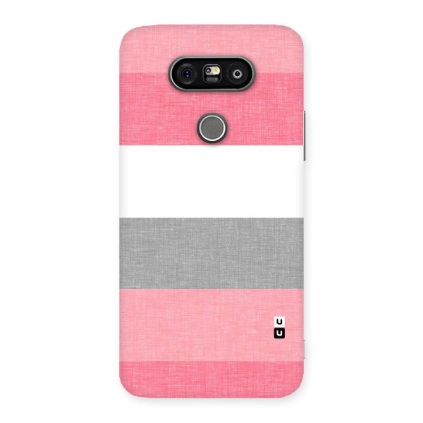 Shades Pink Stripes Back Case for LG G5
