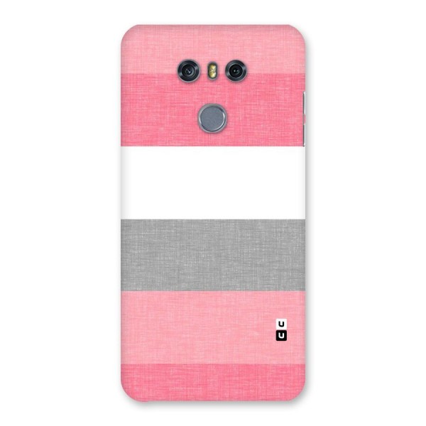 Shades Pink Stripes Back Case for LG G6