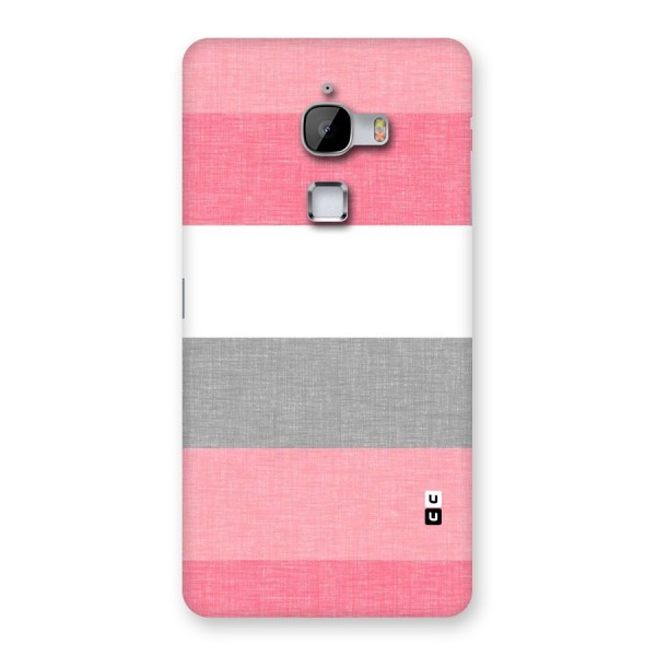 Shades Pink Stripes Back Case for LeTv Le Max