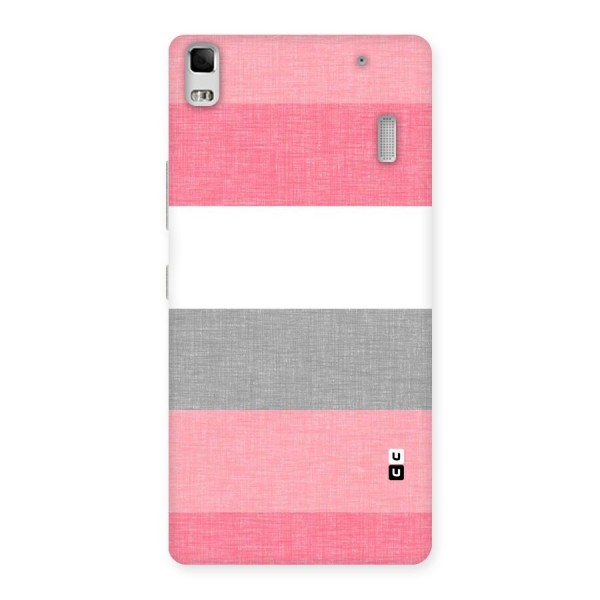 Shades Pink Stripes Back Case for Lenovo K3 Note