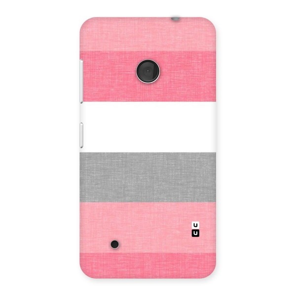 Shades Pink Stripes Back Case for Lumia 530