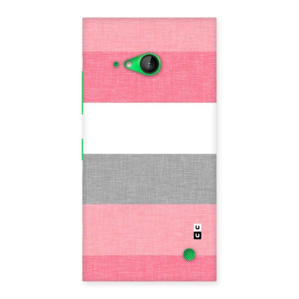Shades Pink Stripes Back Case for Lumia 730