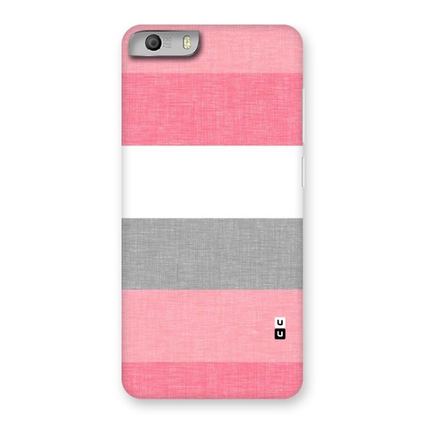 Shades Pink Stripes Back Case for Micromax Canvas Knight 2