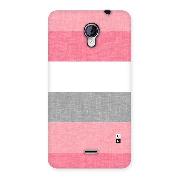 Shades Pink Stripes Back Case for Micromax Unite 2 A106