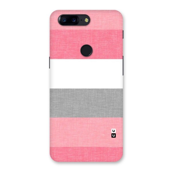Shades Pink Stripes Back Case for OnePlus 5T