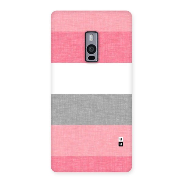 Shades Pink Stripes Back Case for OnePlus Two