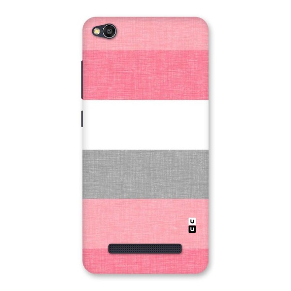 Shades Pink Stripes Back Case for Redmi 4A