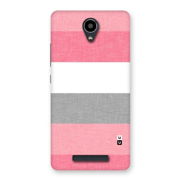 Shades Pink Stripes Back Case for Redmi Note 2