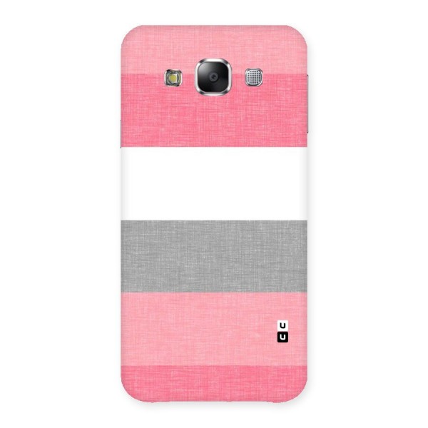 Shades Pink Stripes Back Case for Samsung Galaxy E5