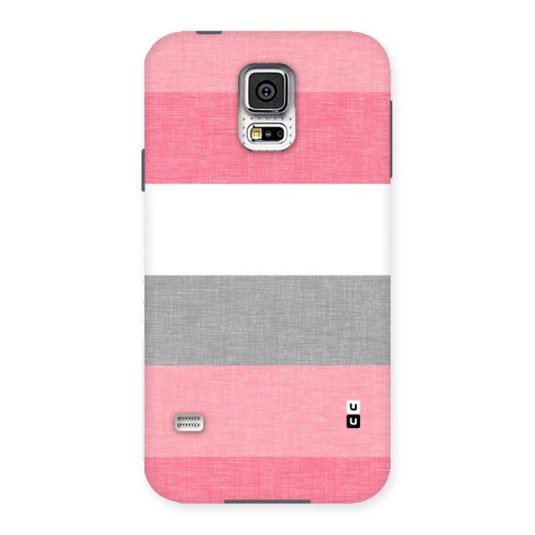 Shades Pink Stripes Back Case for Samsung Galaxy S5