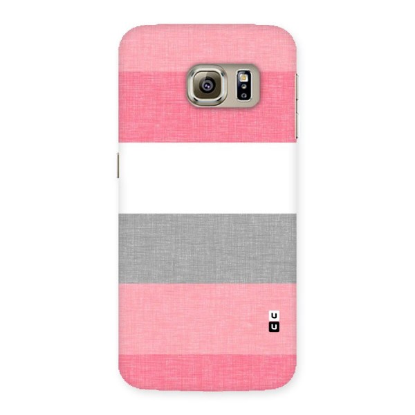 Shades Pink Stripes Back Case for Samsung Galaxy S6 Edge