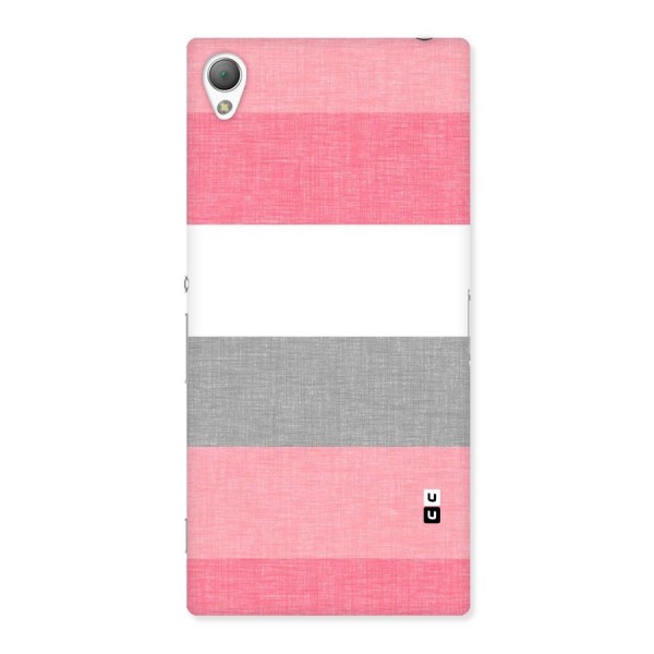 Shades Pink Stripes Back Case for Sony Xperia Z3