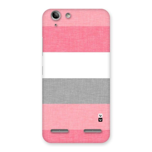 Shades Pink Stripes Back Case for Vibe K5 Plus