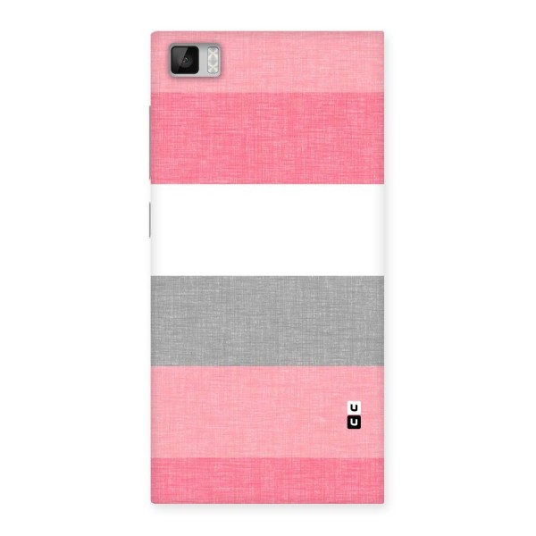 Shades Pink Stripes Back Case for Xiaomi Mi3