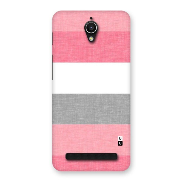 Shades Pink Stripes Back Case for Zenfone Go
