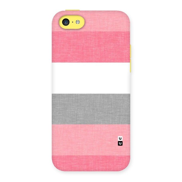 Shades Pink Stripes Back Case for iPhone 5C