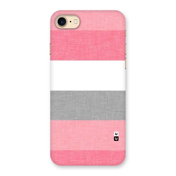 Shades Pink Stripes Back Case for iPhone 7