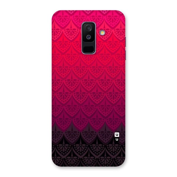 Shades Red Design Back Case for Galaxy A6 Plus
